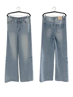 Frye Light Blue Wide-Leg Women's Jeans